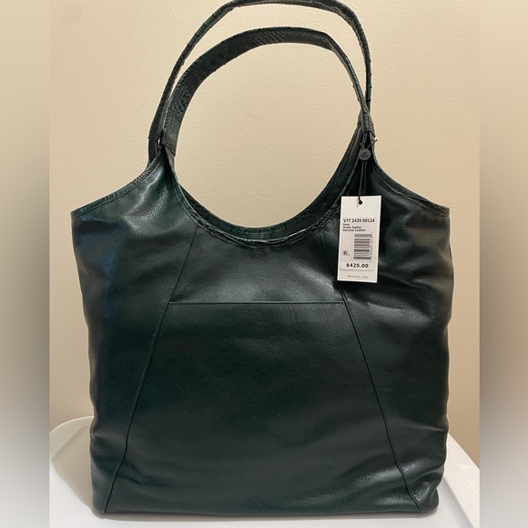 Brahmin Iona Green Jupiter Genuine Leather Tote - Picture 1 of 3